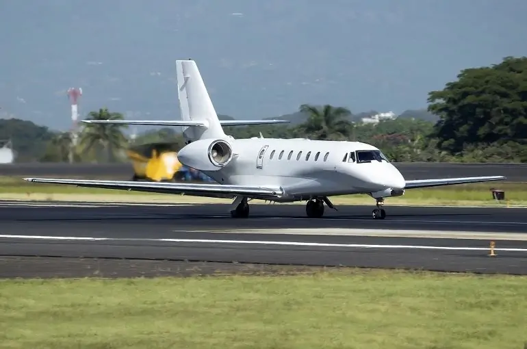 CESSNA CITATION SOVEREIGN on the apron