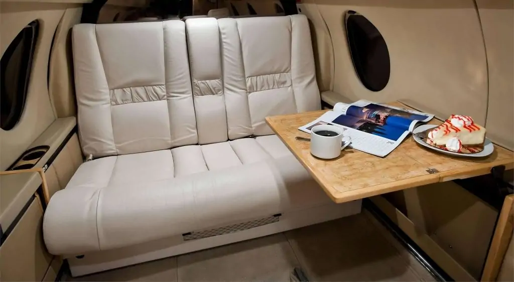Desasault falcon cabin luxury