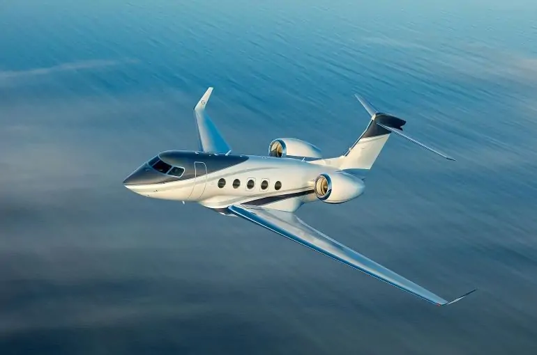 gulfstream g450 soaring high demonstrating power