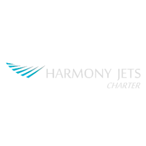 sky n jet partner HARMONY JETS logo looks aamazing and it has a blue color as skies color.