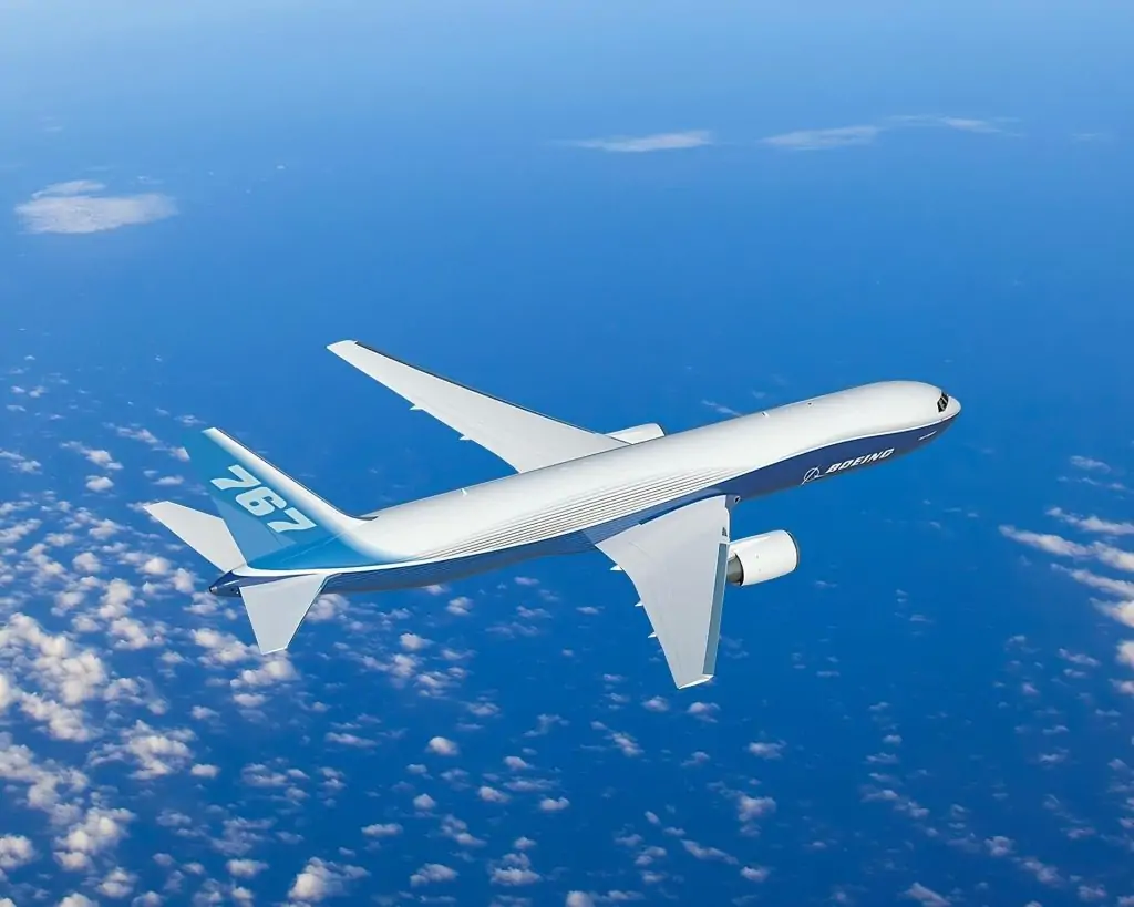 The Boeing 767-200 soars high above the clouds and provides an incredible view